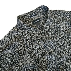 Claiborne Mens Silk Button Down Sz XXL